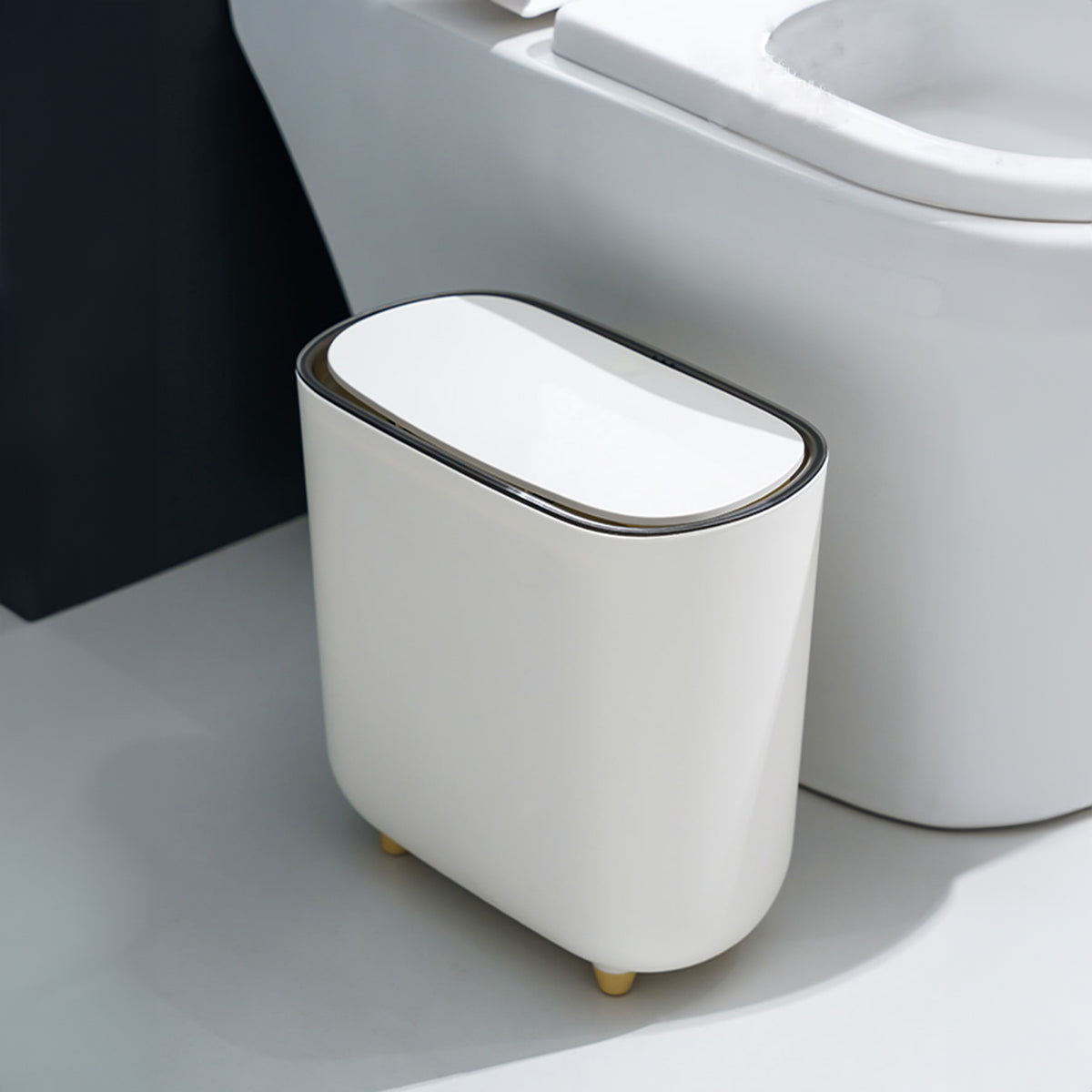 Lixeira Slim Select | Design Moderno para Cozinha e Banheiro