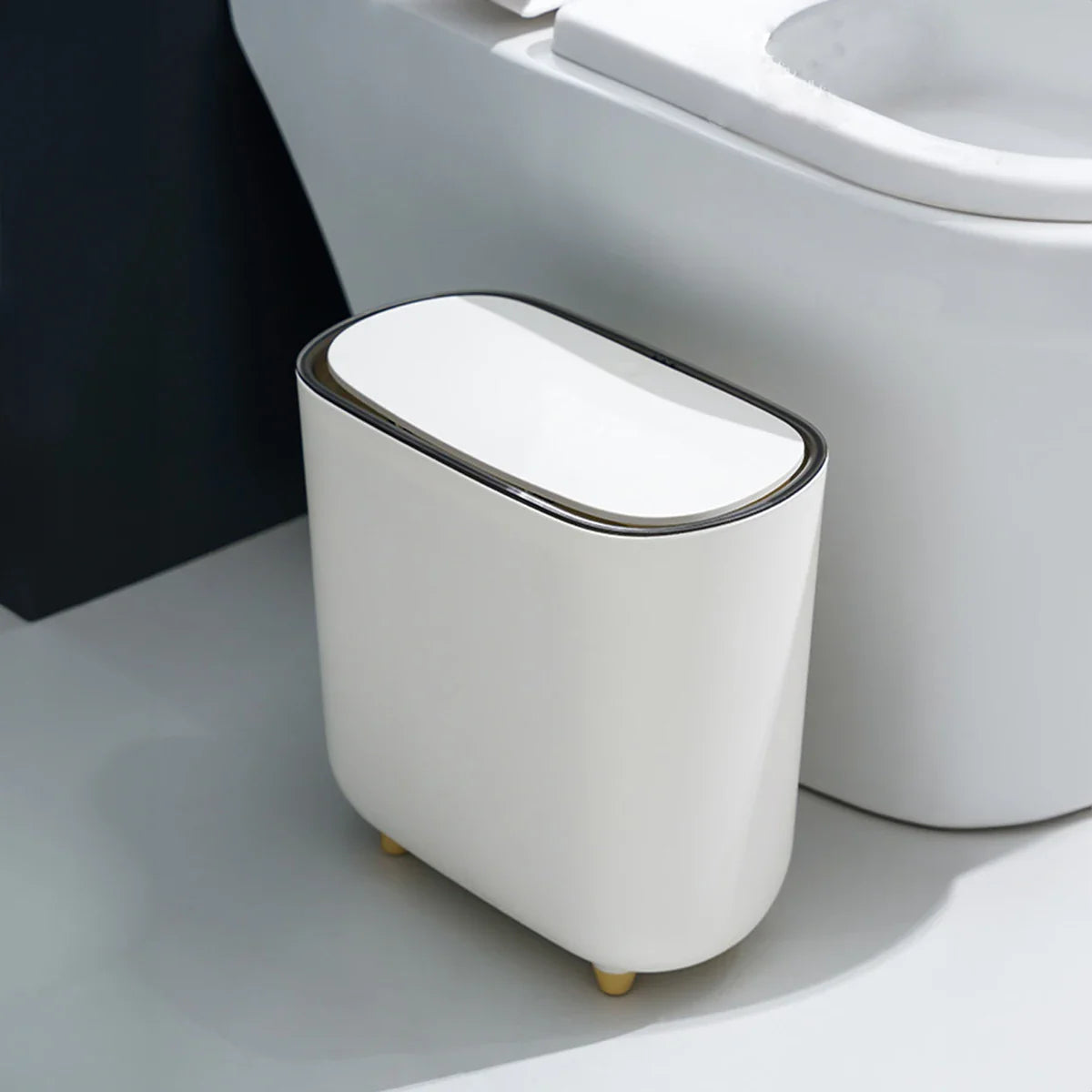 Lixeira Slim Select | Design Moderno para Cozinha e Banheiro