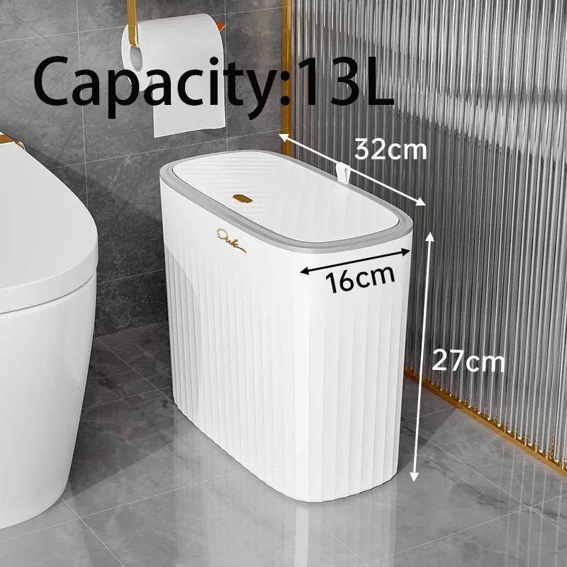 Lixeira Slim Select | Design Moderno para Cozinha e Banheiro