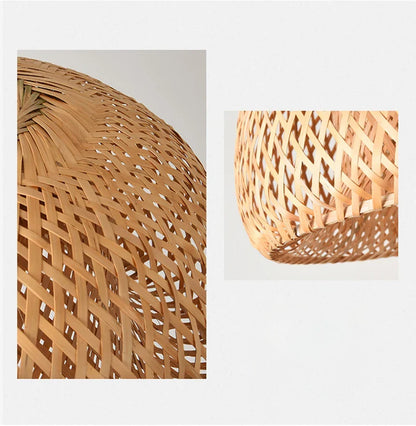 Luminária de Bambu Decoração Relaxante para Ambientes