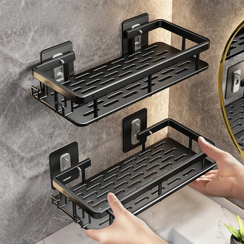 Prateleira de Banheiro sem Furos | Alumínio para Box e Canto