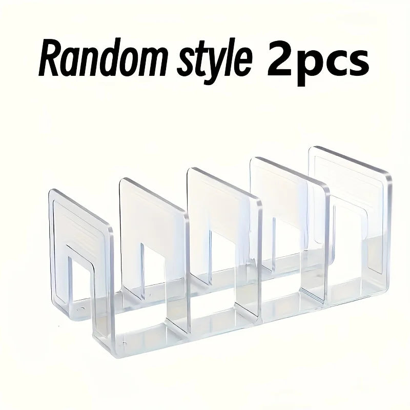 2-Pack Clear Acrylic Handbag Organizers - Space-Saving Closet Racks for Purses & Wallets