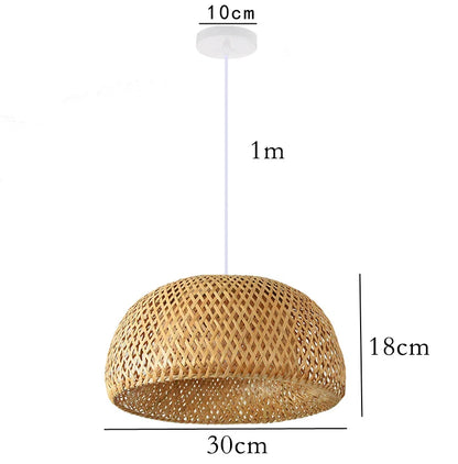Luminária de Bambu Decoração Relaxante para Ambientes