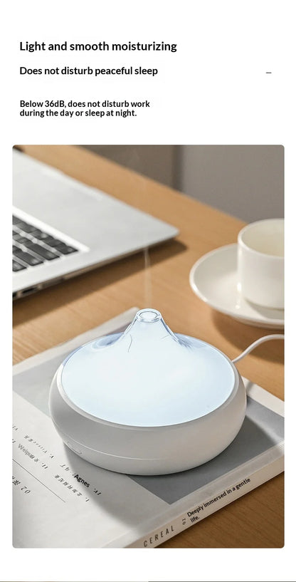 Difusor Aromático Inteligente USB | Umidificador e Purificador de Ar com Óleos Essenciais