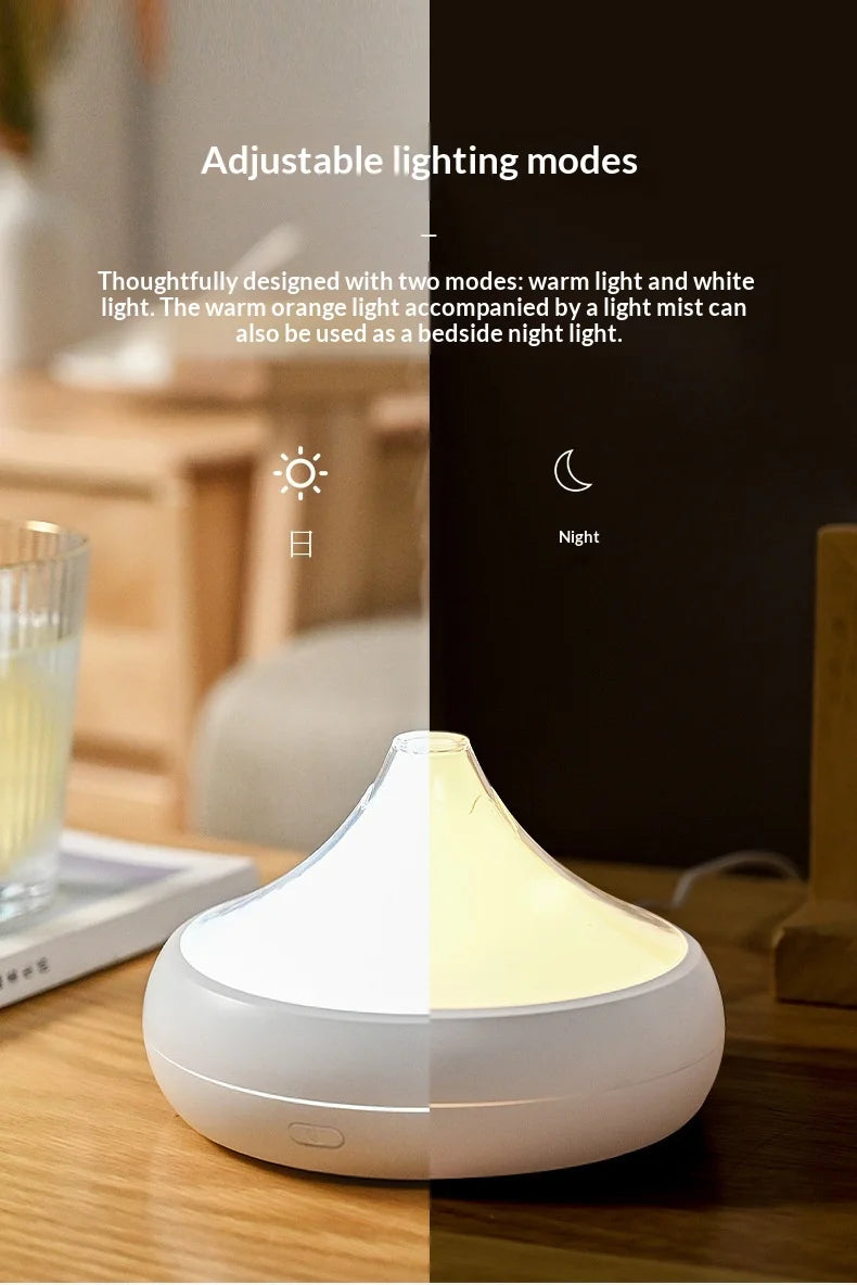 Difusor Aromático Inteligente USB | Umidificador e Purificador de Ar com Óleos Essenciais