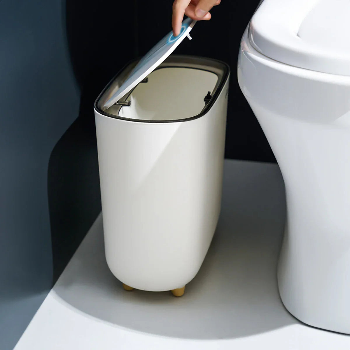 Lixeira Slim Select | Design Moderno para Cozinha e Banheiro