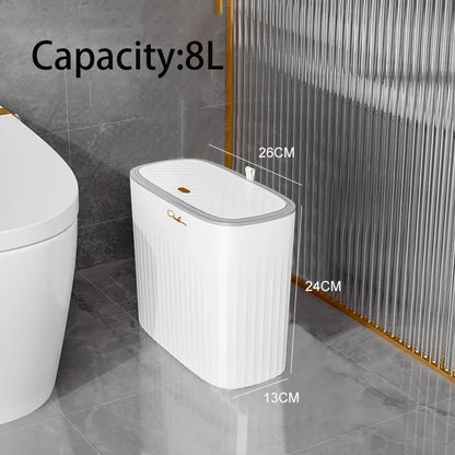 Lixeira Slim Select | Design Moderno para Cozinha e Banheiro