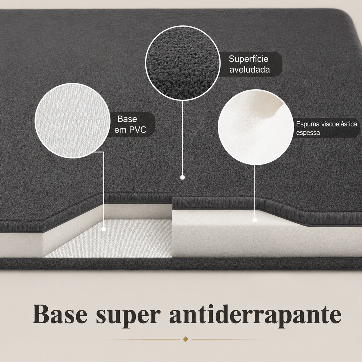 Tapete antiderrapante para banheiro