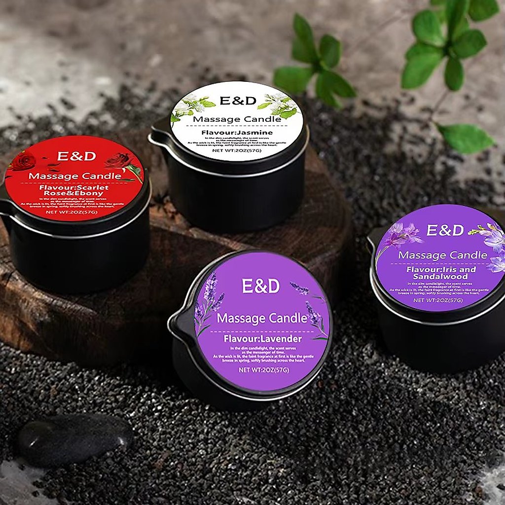 Vela de Massagem Aromática | Alívio do Estresse, Hidratação e Spa em Casa