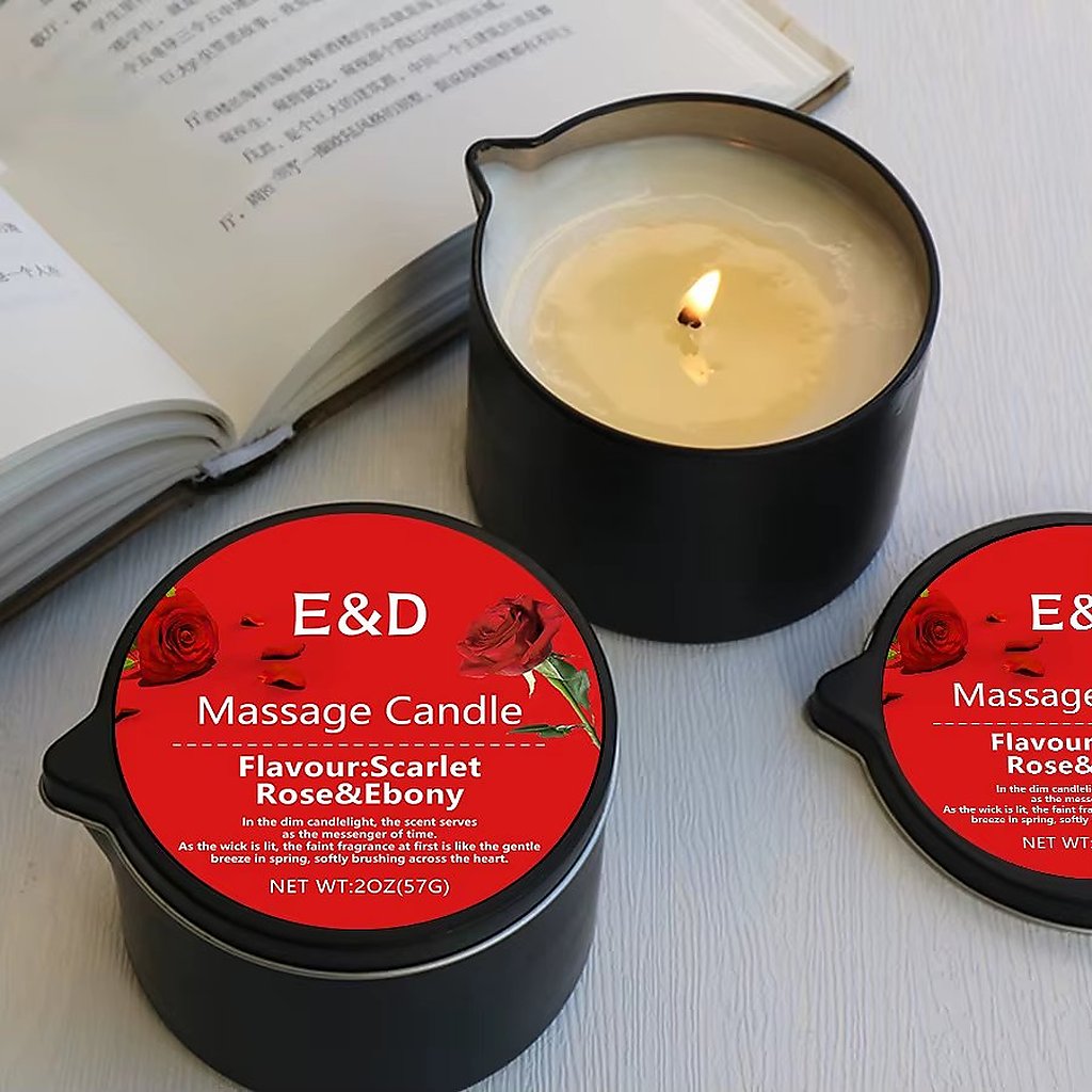 Vela de Massagem Aromática | Alívio do Estresse, Hidratação e Spa em Casa