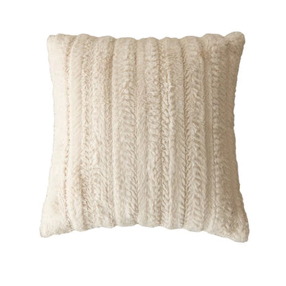 Capa de Almofada Jacquard bege com Borla 45x45cm - Decorativa Premium